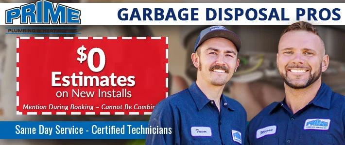 denver garbage disposal Prime Plumbing & Heating inc.