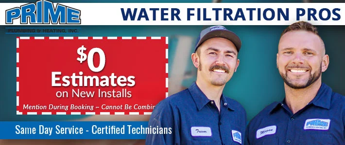 denver water filtration Prime Plumbing & Heating inc.